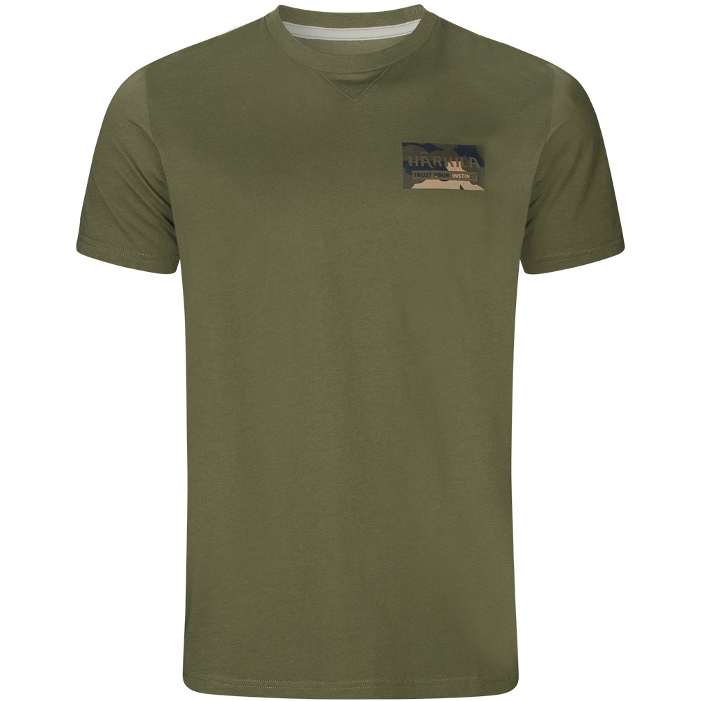 Harkila Herren Core T - Shirt 1601057 - Dark Olive